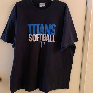 Black Titans Softball t-shirt